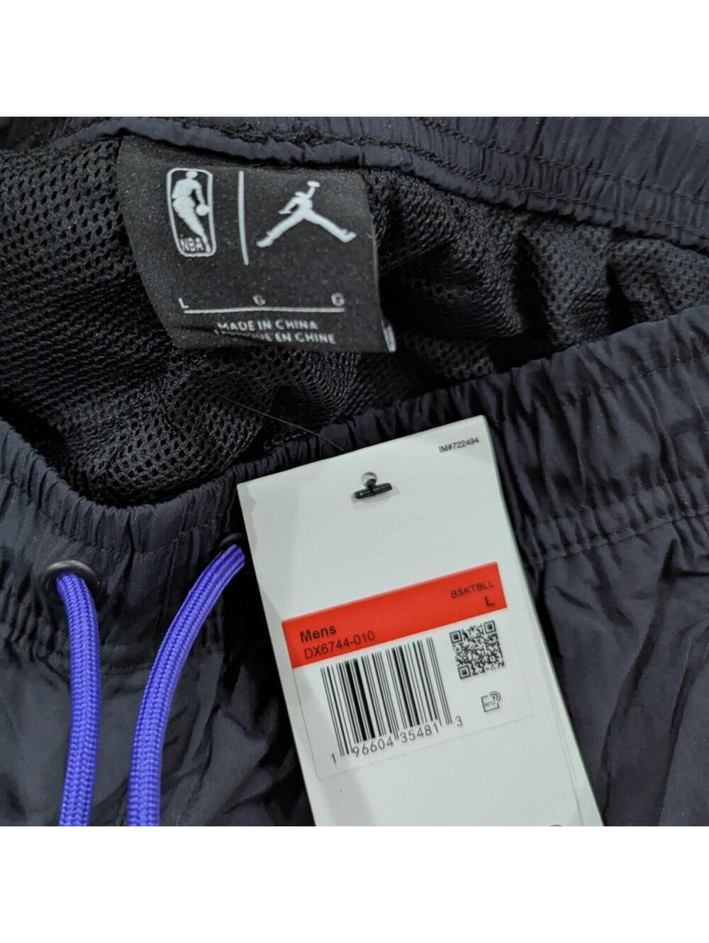 Jordan NBA All-Star 2024 Courtside Pants — Black — Medium(Tag L) — New - Picture 6 of 9